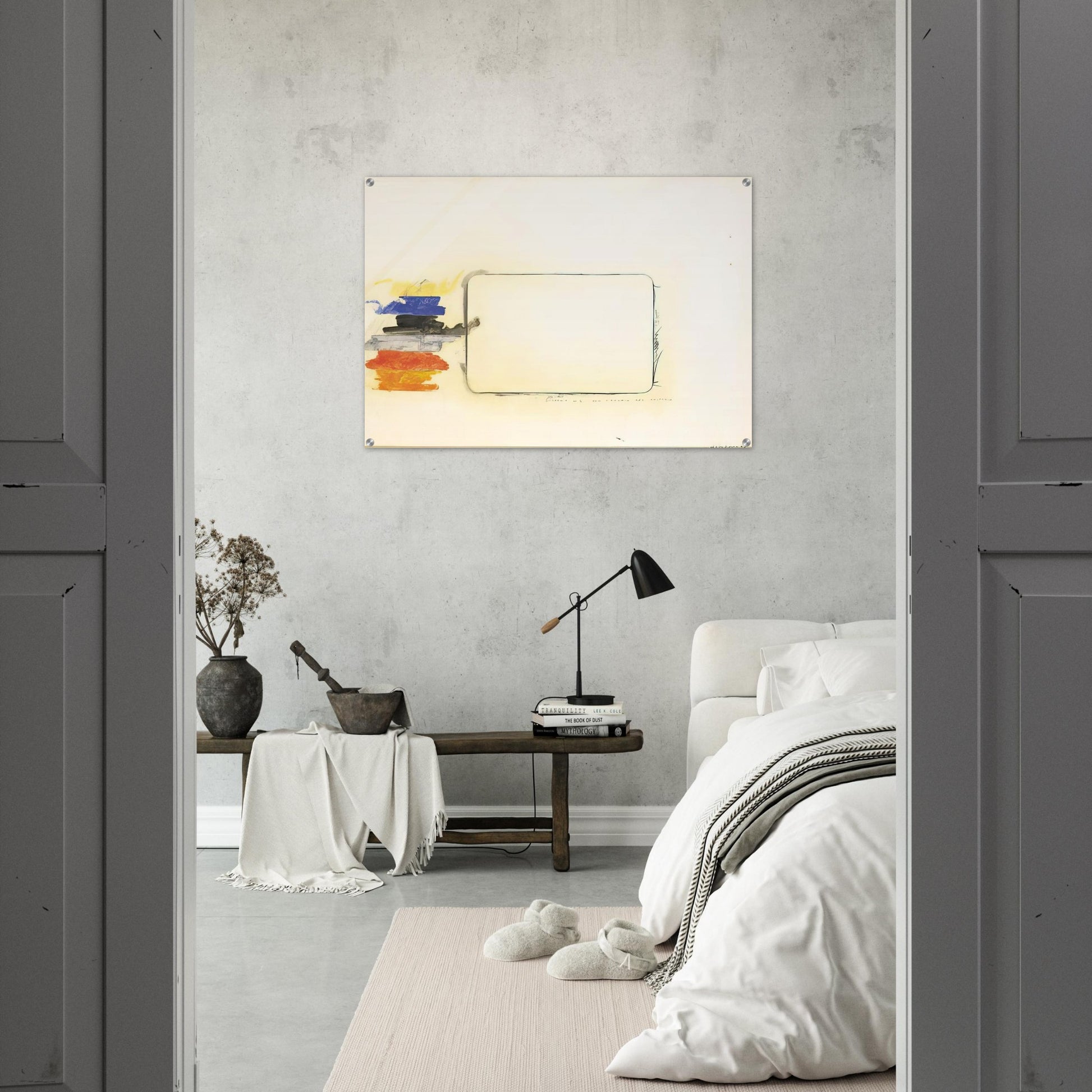 Disegno n. 2 per l'occhio del critico - Art Informel - Mario Schifano Acrylic Print - 70x100 cm / 28x40″ inches