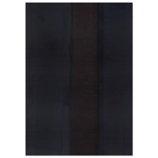 Umber Blue - 1987 - Yun Hyong-keun Brushed Aluminum Print - 70x100 cm / 28x40 inches | Yun Hyong-keun Aluminum Print | Yun Hyong-keun Prints