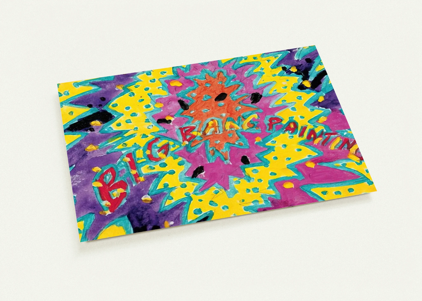 Big Bang Painting - 1988 By Paul Thek Pack of 10 Post Cards | Paul Thek Post Cards | A6 (10.5 x 14.8 cm) - 4.1 x 5.8 inches