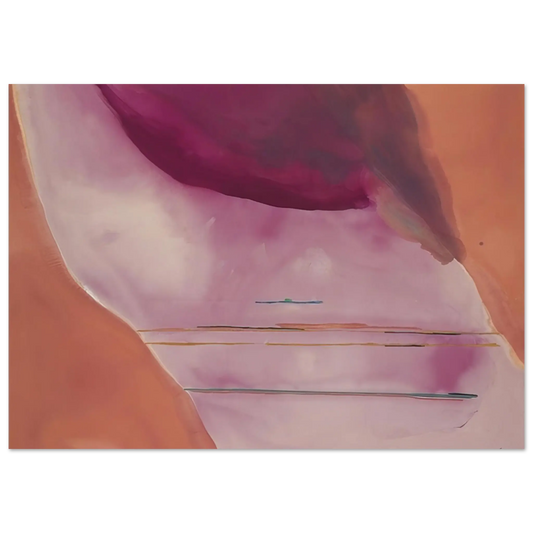 Helen Frankenthaler - Pendulum - 1972 Wall art - 13x18 cm / 5x7 Inches - Fine Art Poster - -