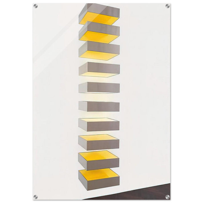Untitled Bernstein 80-52 - 1980 - Donald Judd Acrylic Print - 70x100 cm / 28x40″ inches | Donald Judd Wall Art | Donald Judd Prints