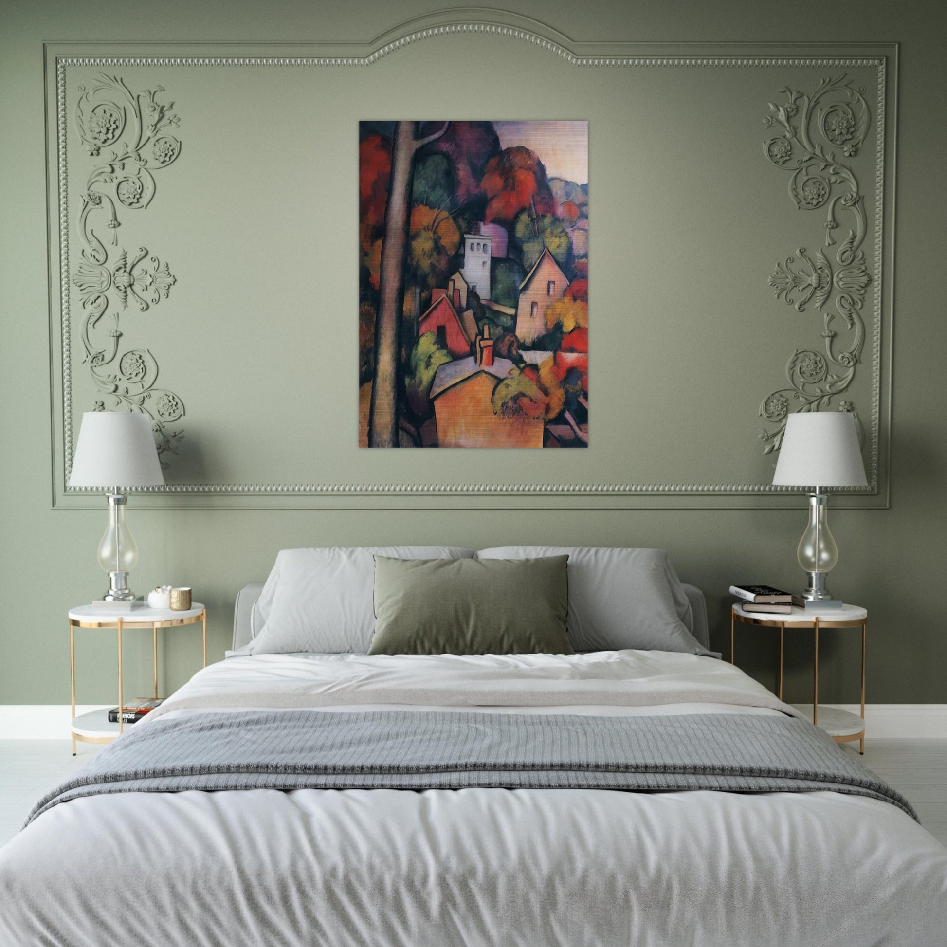UPPER MANHATTAN - Thomas Hart Benton Brushed Aluminum Print - 70x100 cm / 28x40 inches | Thomas Hart Benton Aluminum Print | Thomas Hart Benton Prints