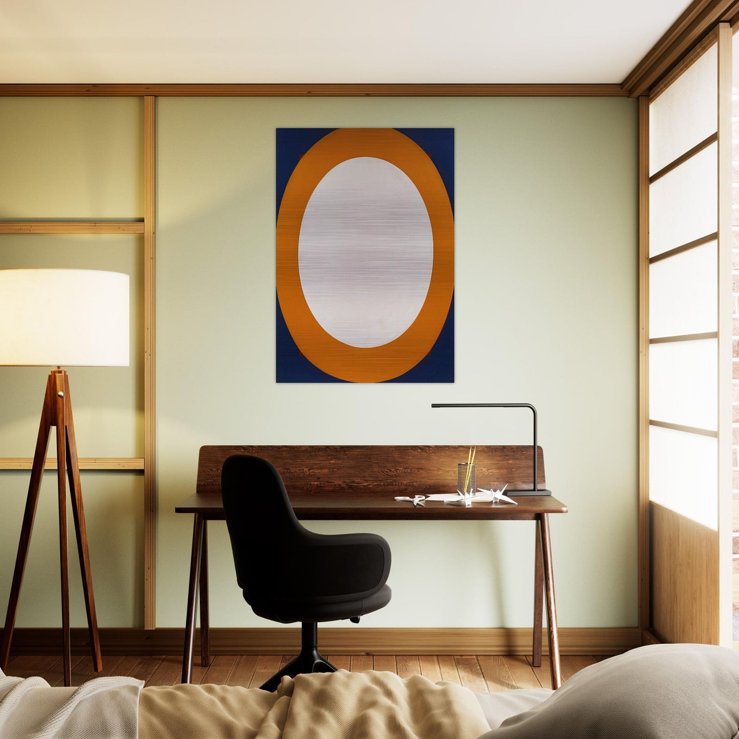 Mao - Al Held Brushed Aluminum Print - 70x100 cm / 28x40 inches | Al Held Aluminum Print | Al Held Prints