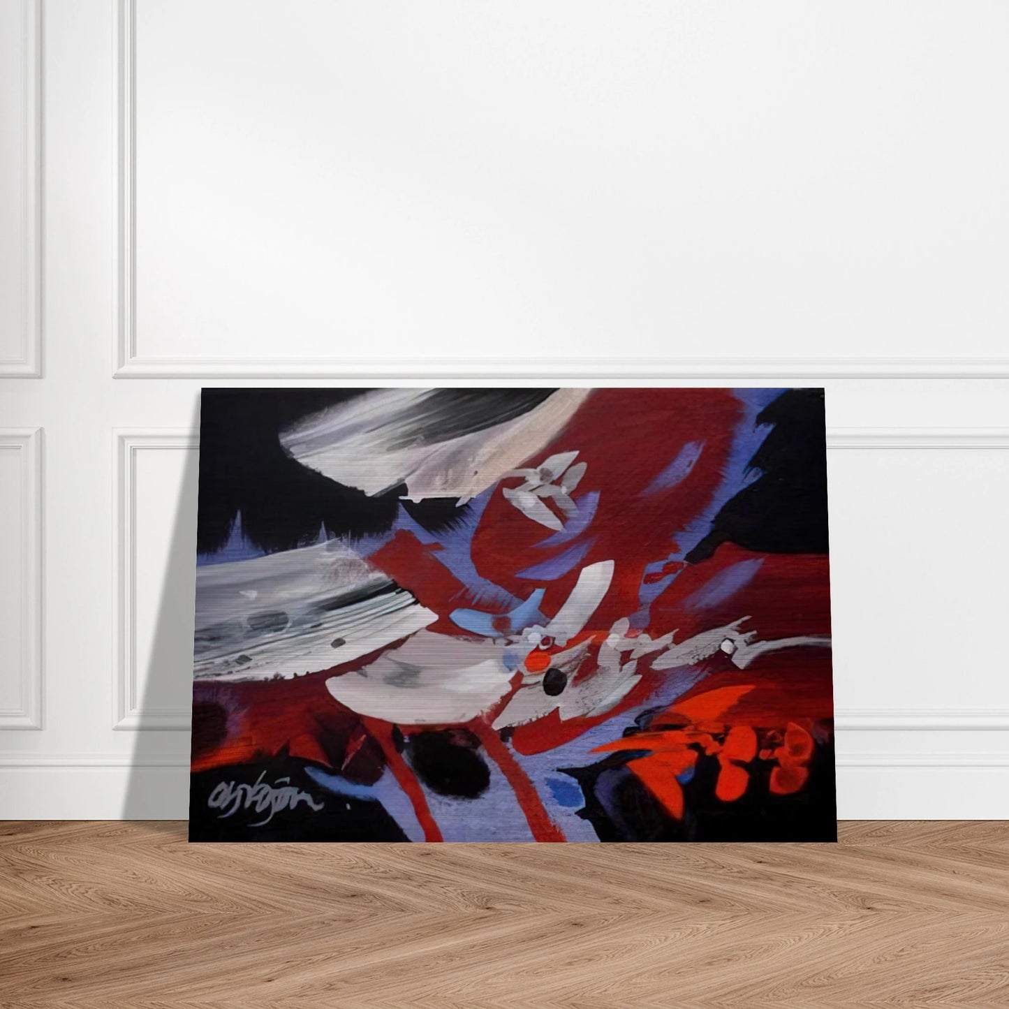 VIENTOS 1989 - Alejandro Obregon Brushed Aluminum Print - 70x100 cm / 28x40 inches | Alejandro Obregon Aluminum Print | Alejandro Obregon Prints