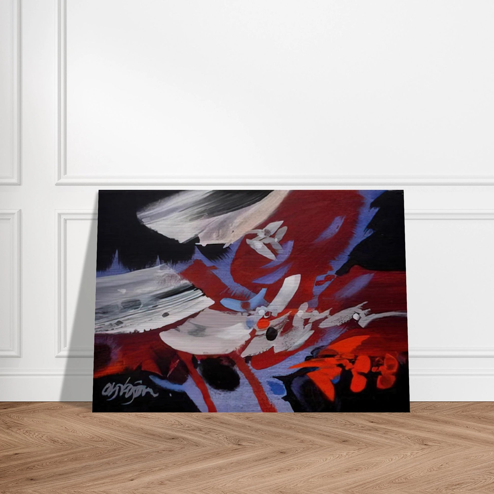 VIENTOS 1989 - Alejandro Obregon Brushed Aluminum Print - 70x100 cm / 28x40 inches | Alejandro Obregon Aluminum Print | Alejandro Obregon Prints