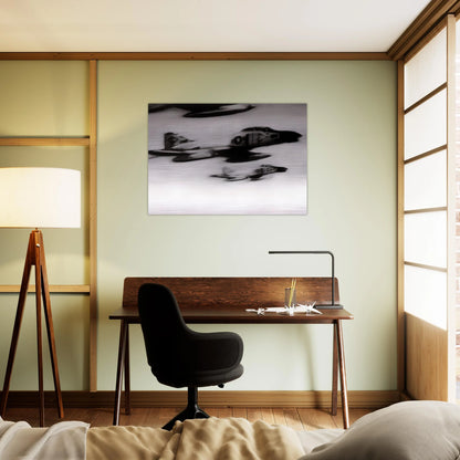 PHANTOM INTERCEPTORS - Gerhard Richter Brushed Aluminum Print - 70x100 cm / 28x40 inches | Gerhard Richter Aluminum Print | Gerhard Richter Prints