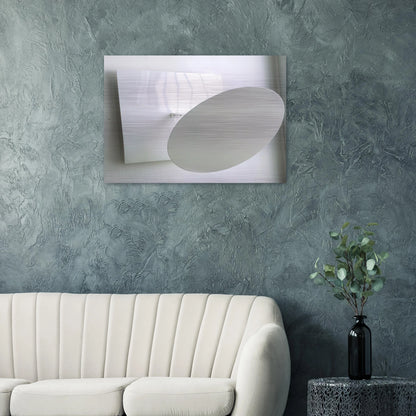 Amazonia White - 1989 - Lygia Pape Brushed Aluminum Print - 70x100 cm / 28x40 inches | Lygia Pape Aluminum Print | Lygia Pape Prints