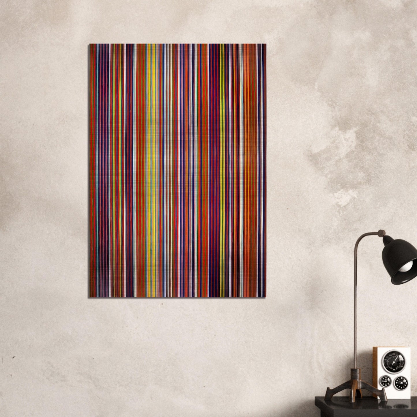Untitled - 1964 - Gene Davis Brushed Aluminum Print - 70x100 cm / 28x40 inches | Gene Davis Aluminum Print | Gene Davis Prints