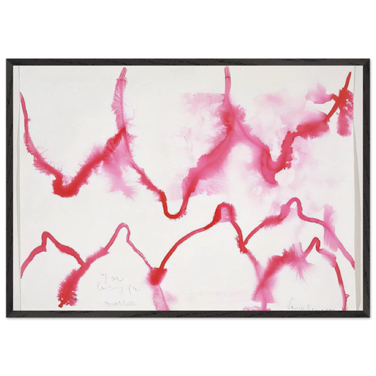 I AM LOOKING FOR MOTHERS 2007 - Louise Bourgeois 70x100 cm / 28x40 inches Framed Art Print – Black Wooden Frame