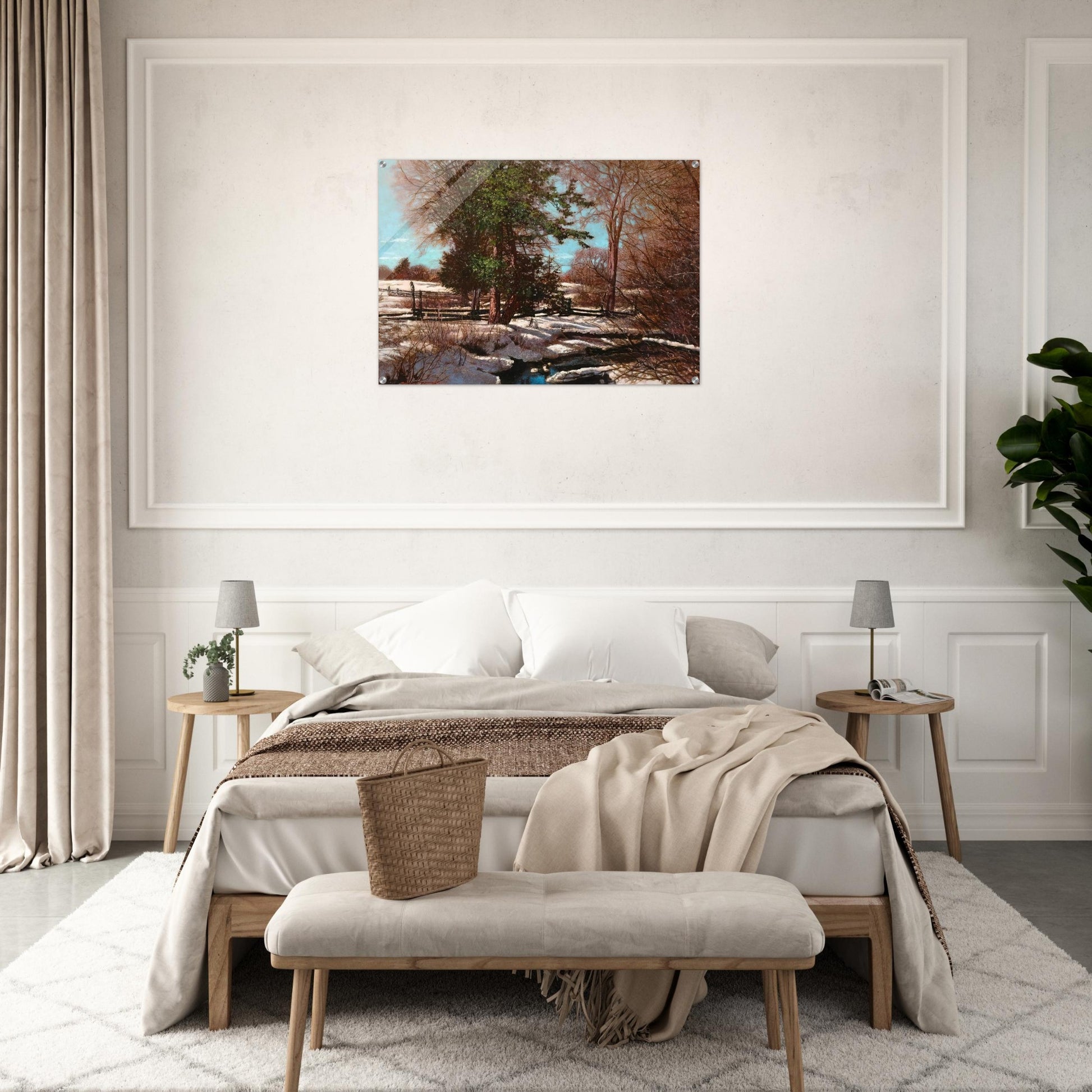 Promise of Spring - 1930 Canada - Frank Johnston Acrylic Print - 70x100 cm / 28x40″ inches | Frank Johnston Wall Art | Frank Johnston Prints