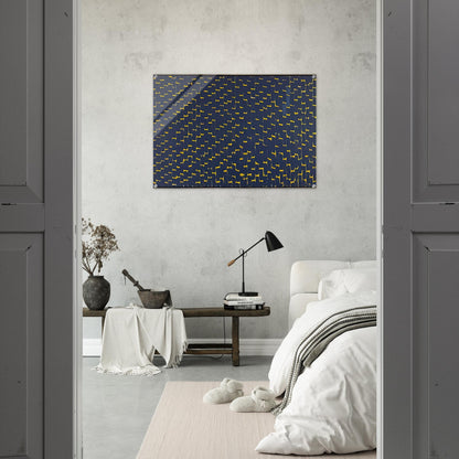 LATE NIGHT REFLECTIONS 1972 - Alma Woodsey Thomas Acrylic Print - 70x100 cm / 28x40″ inches | Alma Woodsey Thomas Wall Art | Alma Woodsey Thomas Prints