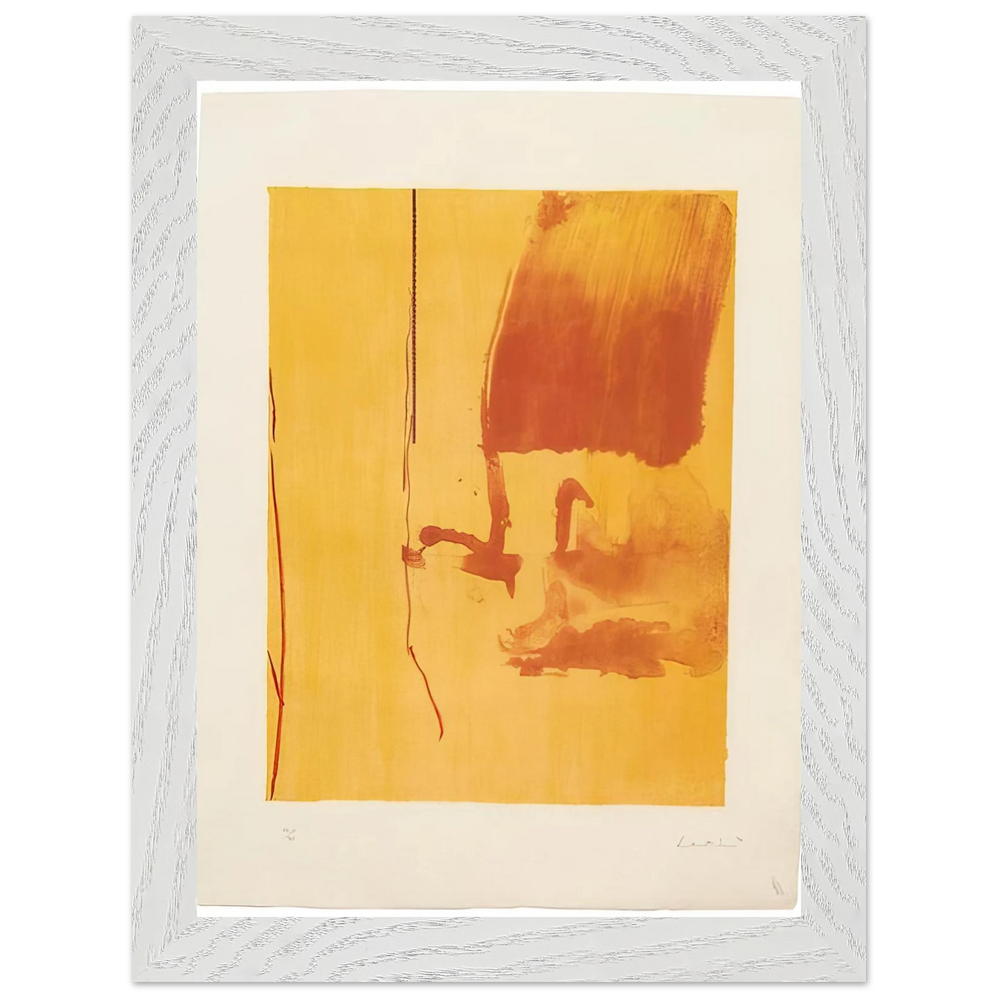 Helen Frankenthaler - Harvest - 1976 Wall art - A2 (42 x 59.4  cm) - Fine Art Poster-canvas - -