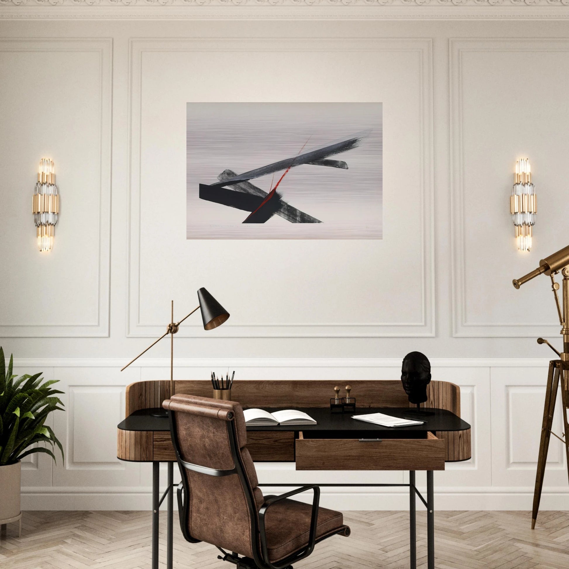 Nexus - 1984 - Toko Shinoda Brushed Aluminum Print - 70x100 cm / 28x40 inches | Toko Shinoda Aluminum Print | Toko Shinoda Prints