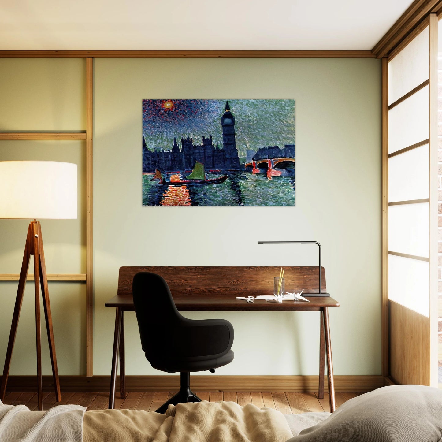 THE PALACE OF WESTMINSTER 1907 - Andre Derain Brushed Aluminum Print - 70x100 cm / 28x40 inches | Andre Derain Aluminum Print | Andre Derain Prints