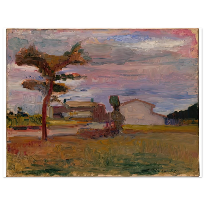 Henri Matisse - CORSICAN LANDSCAPE 1898  75x100 cm / 30x40inches Fine Art Poster
