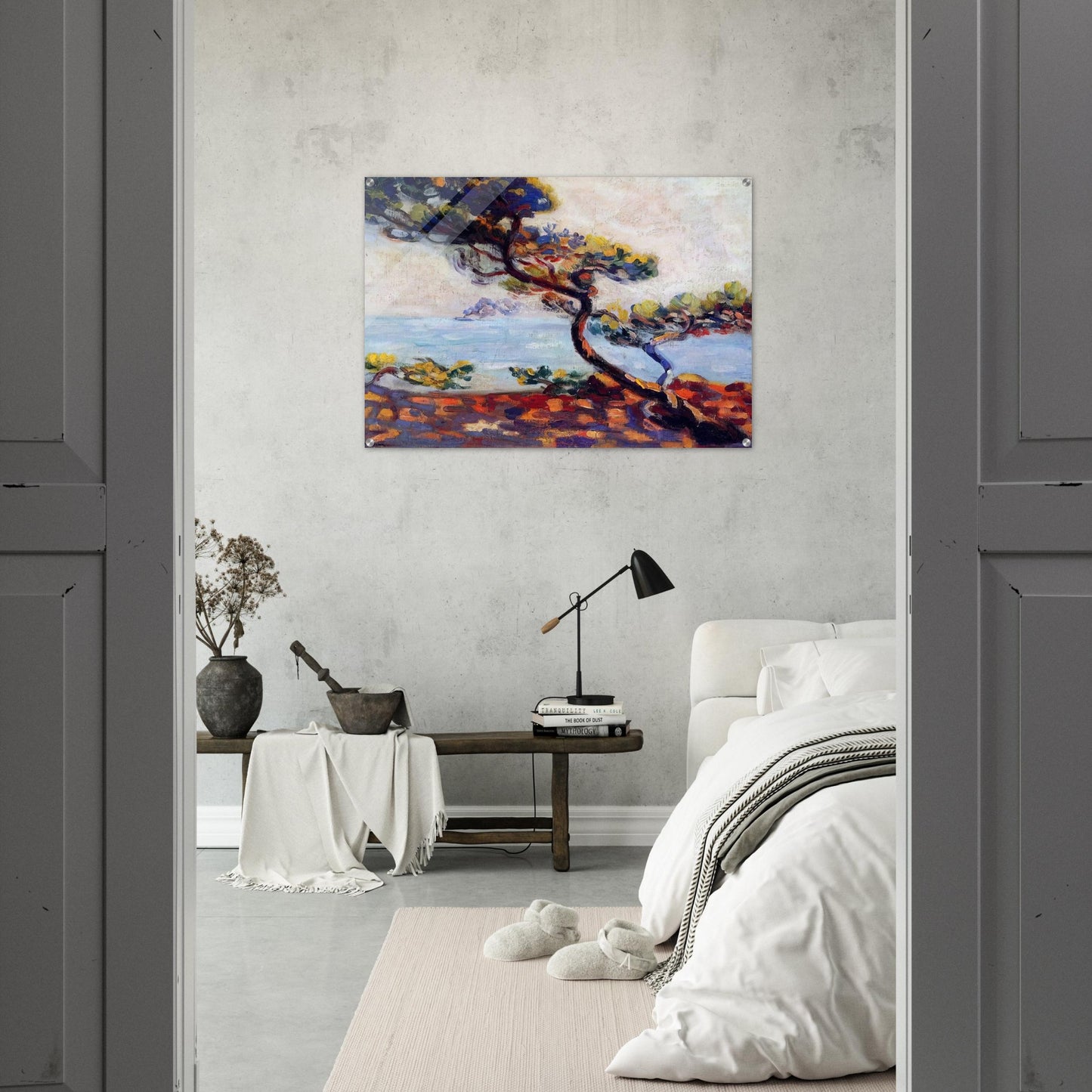 Dans le Midi - 1910 - Armand Guillaumin Acrylic Print - 70x100 cm / 28x40″ inches | Armand Guillaumin Wall Art | Armand Guillaumin Prints