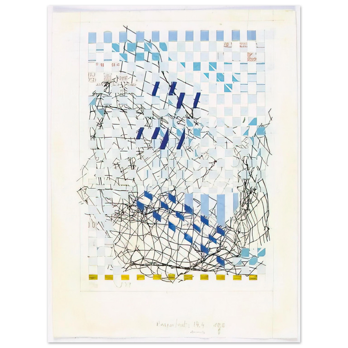 Gego - Tejedura 8913 - 1989  75x100 cm / 30x40inches Fine Art Poster