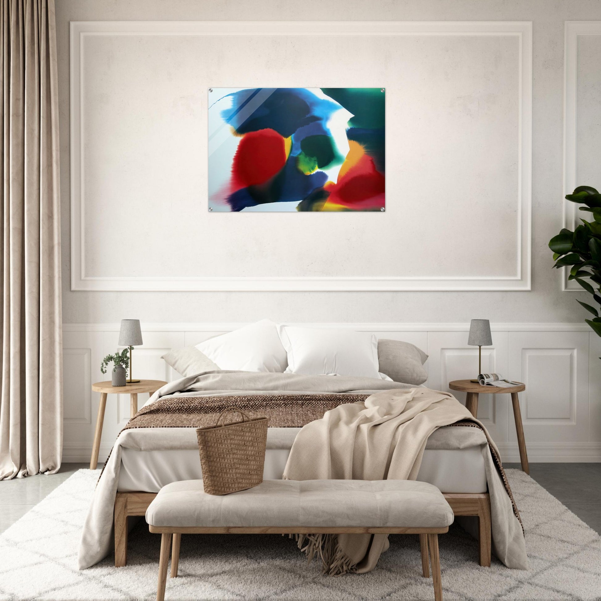 Phenomena Sherman Vortex - Paul Jenkins Acrylic Print - 70x100 cm / 28x40″ inches