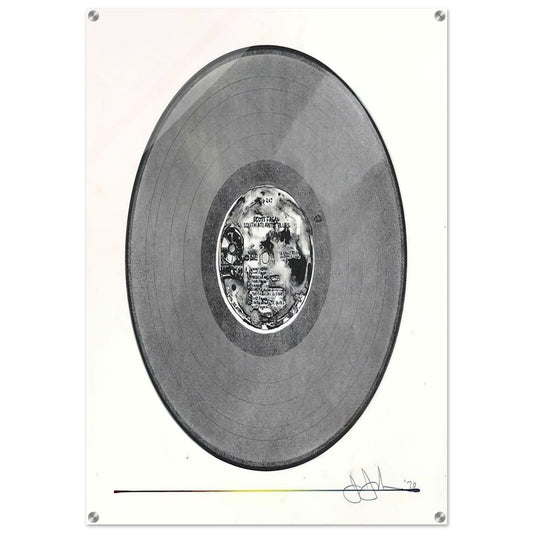 SCOTT FAGAN RECORD 1970 - Jasper Johns Acrylic Print - 70x100 cm / 28x40″ inches