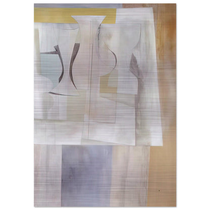 Sept 8-54 Torcello - 1954 - Ben Nicholson Brushed Aluminum Print - 70x100 cm / 28x40 inches | Ben Nicholson Aluminum Print | Ben Nicholson Prints