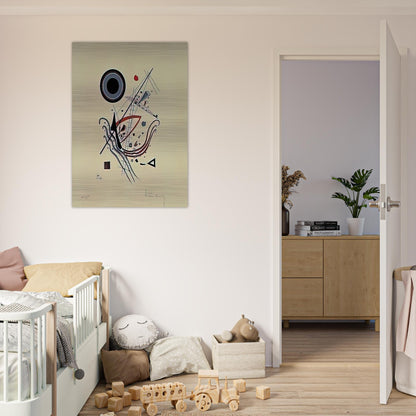 BLUE 1922 - Wassily Kandinsky Brushed Aluminum Print - 70x100 cm / 28x40 inches | Wassily Kandinsky Aluminum Print | Wassily Kandinsky Prints