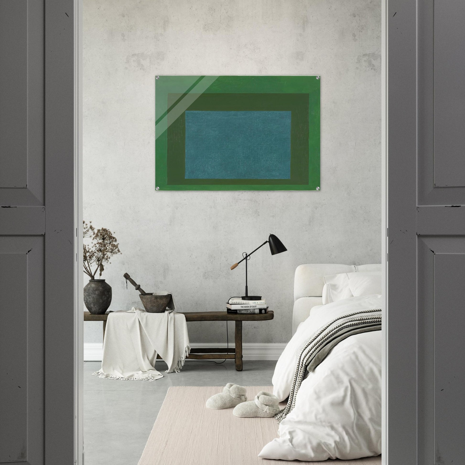 HOMAGE TO THE SQUARE 1963 - Josef Albers Acrylic Print - 70x100 cm / 28x40″ inches | Josef Albers Wall Art | Josef Albers Prints