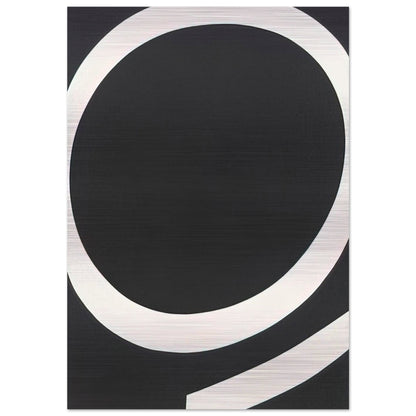 Running White - Ellsworth Kelly Brushed Aluminum Print - 70x100 cm / 28x40 inches | Ellsworth Kelly Aluminum Print | Ellsworth Kelly Prints