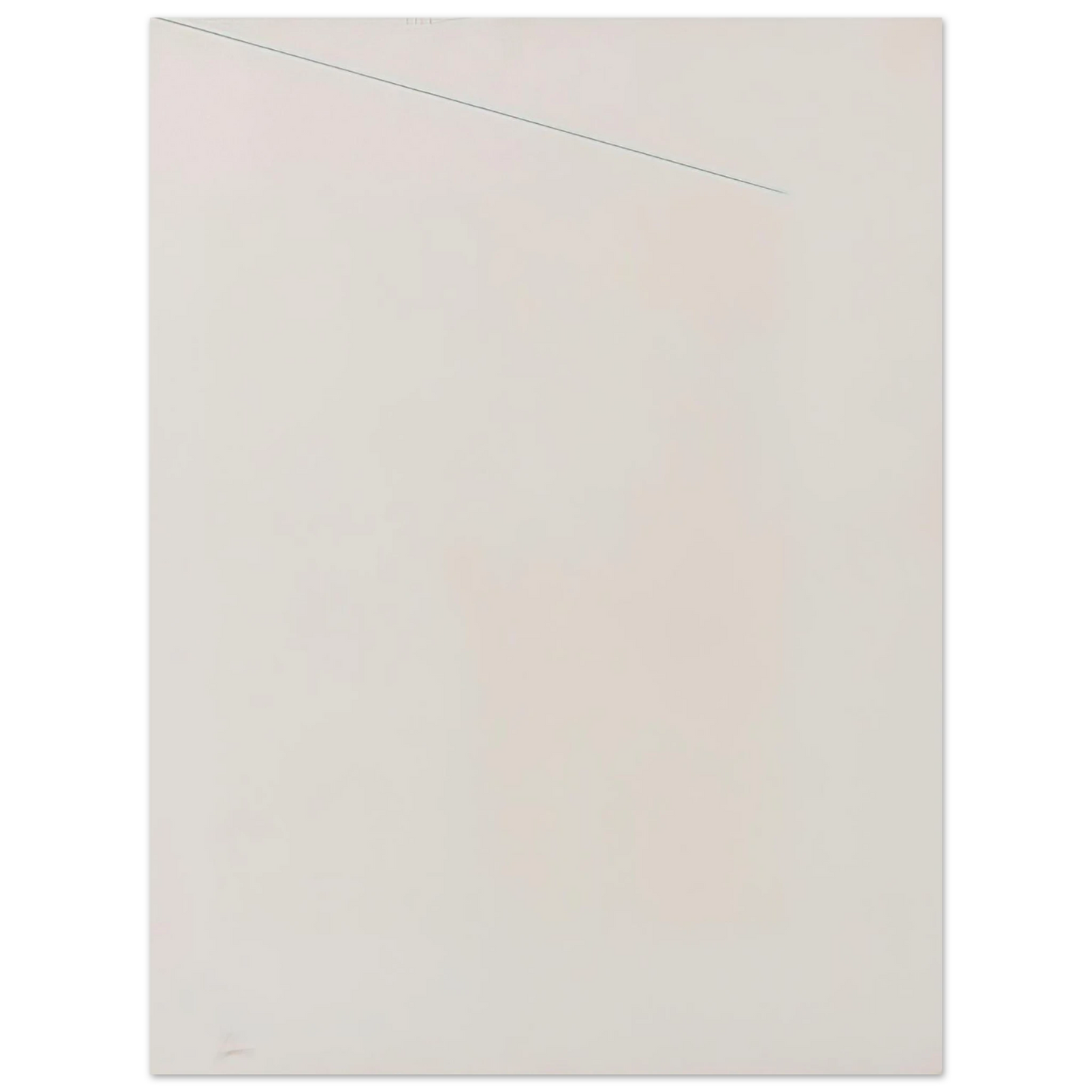 Robert Ryman - Blue Line  75x100 cm / 30x40inches Fine Art Poster