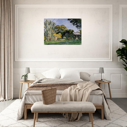 The Trees of Jas de Bouffan - Paul Cézanne Acrylic Print - 70x100 cm / 28x40″ inches