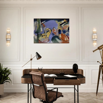 IMPROVISATION XIV 1910 - Wassily Kandinsky Brushed Aluminum Print - 70x100 cm / 28x40 inches | Wassily Kandinsky Aluminum Print | Wassily Kandinsky Prints