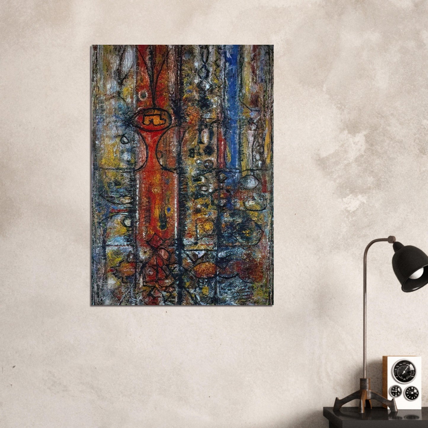The Magnificent - 1951 - Richard Pousette-Dart Brushed Aluminum Print - 70x100 cm / 28x40 inches | Richard Pousette-Dart Aluminum Print | Richard Pousette-Dart Prints