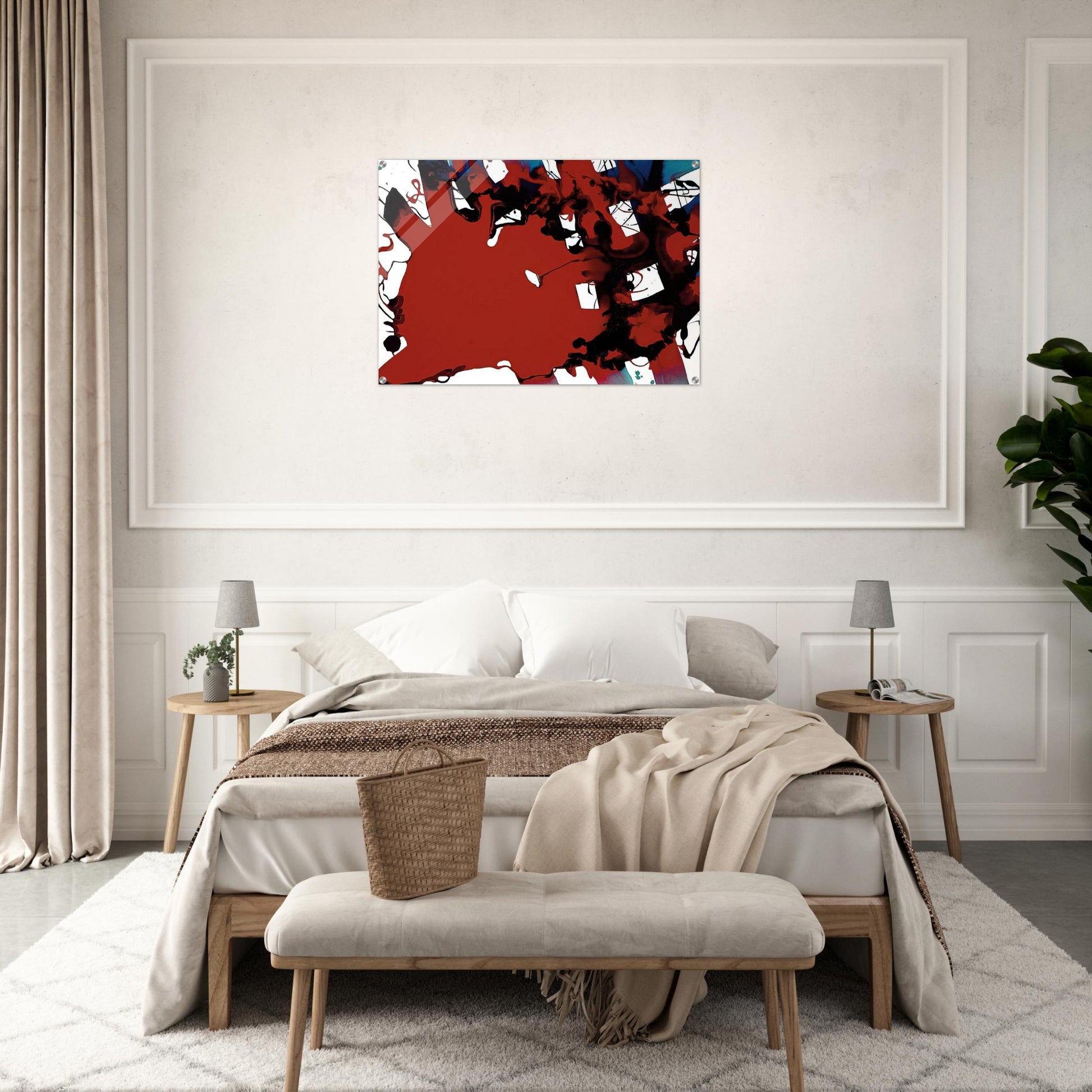 Untitled  SFP94-133  SFF 1803  - Sam Francis Acrylic Print - 70x100 cm / 28x40″ inches