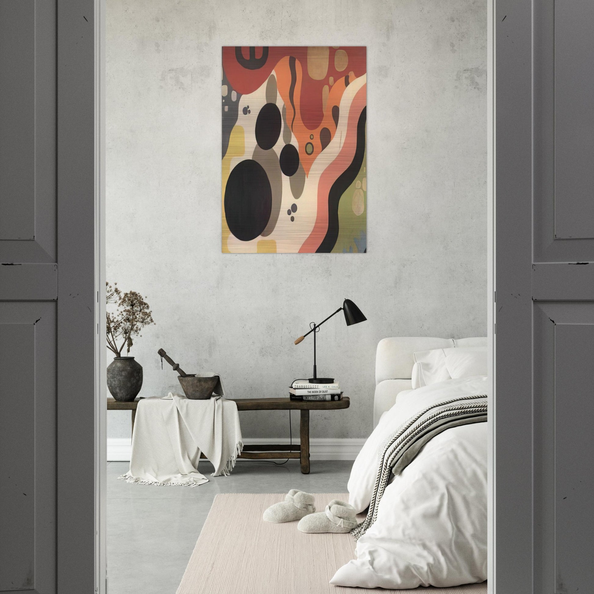 Small table upper surface - 1920 - Julius Evola Brushed Aluminum Print - 70x100 cm / 28x40 inches | Julius Evola Aluminum Print | Julius Evola Prints
