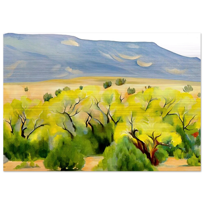 Cottonwood III - Georgia O'Keeffe Brushed Aluminum Print - 70x100 cm / 28x40 inches | Georgia O'Keeffe Aluminum Print | Georgia O'Keeffe Prints