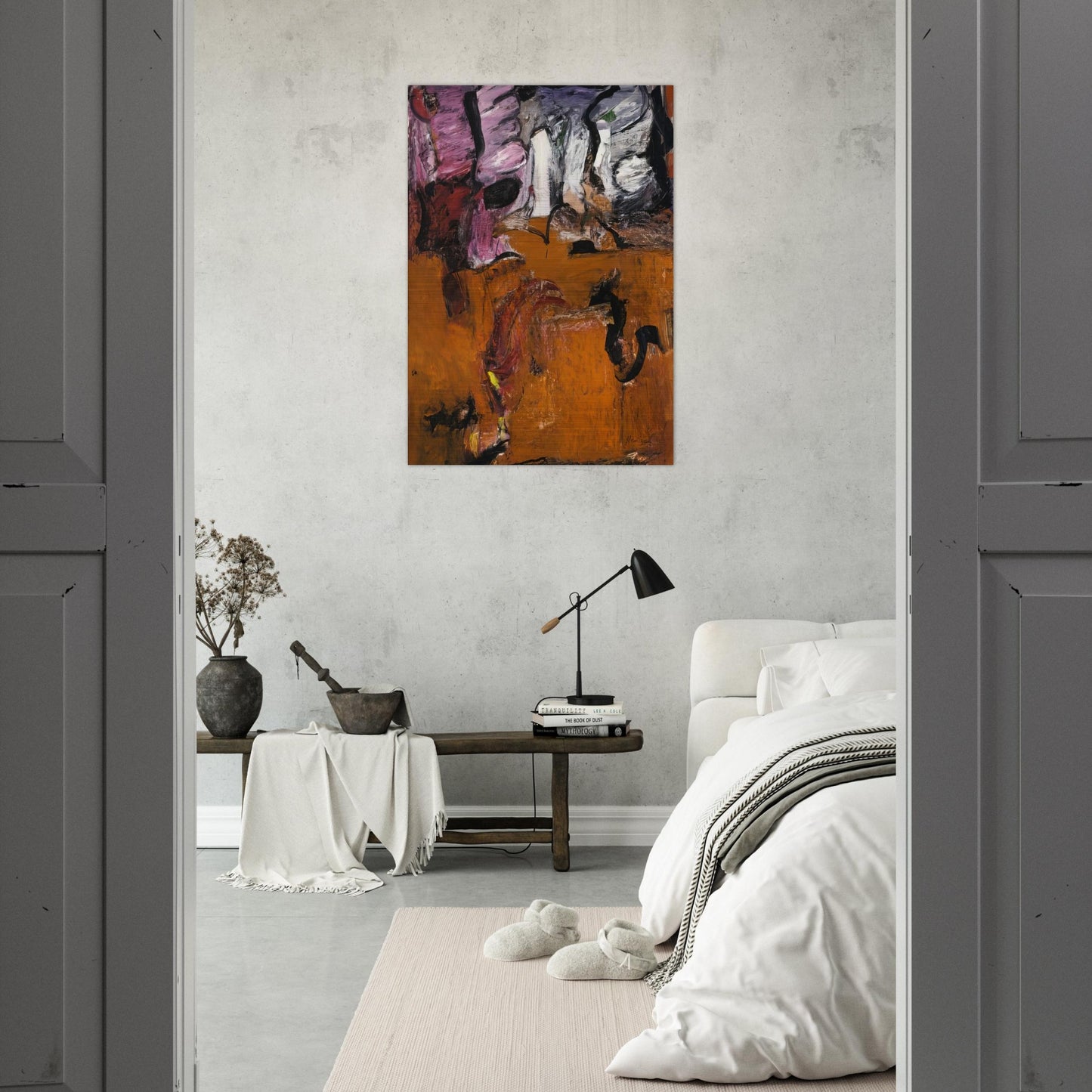 PALLAS ATHENA EARTH 1961 - Grace Hartigan Brushed Aluminum Print - 70x100 cm / 28x40 inches | Grace Hartigan Aluminum Print | Grace Hartigan Prints