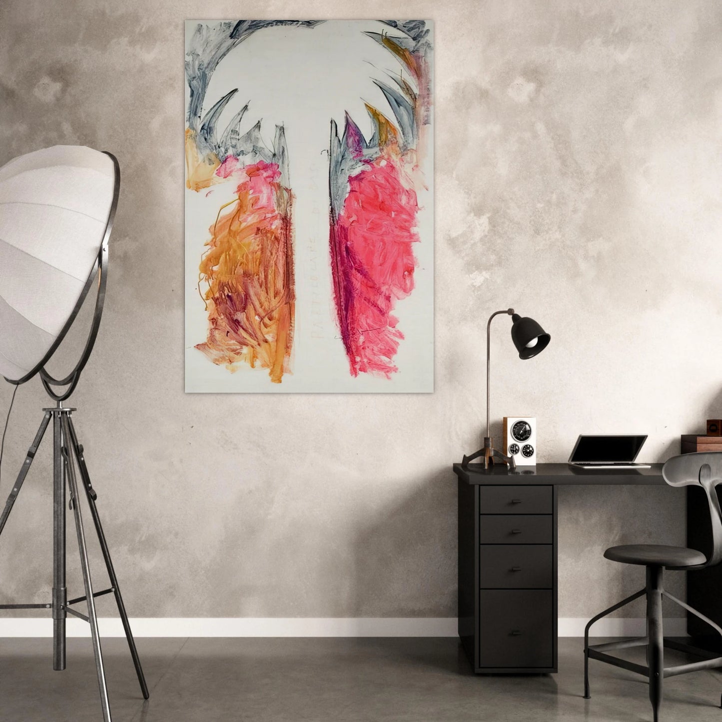 Detail of oasis - 1980 - Mario Schifano Art Prints - 100x150 cm / 40x60″ inches | Mario Schifano Poster | Mario Schifano Prints