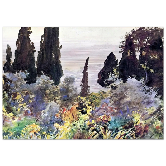 Granada - John Singer Sargent Brushed Aluminum Print - 70x100 cm / 28x40 inches | John Singer Sargent Aluminum Print | John Singer Sargent Prints