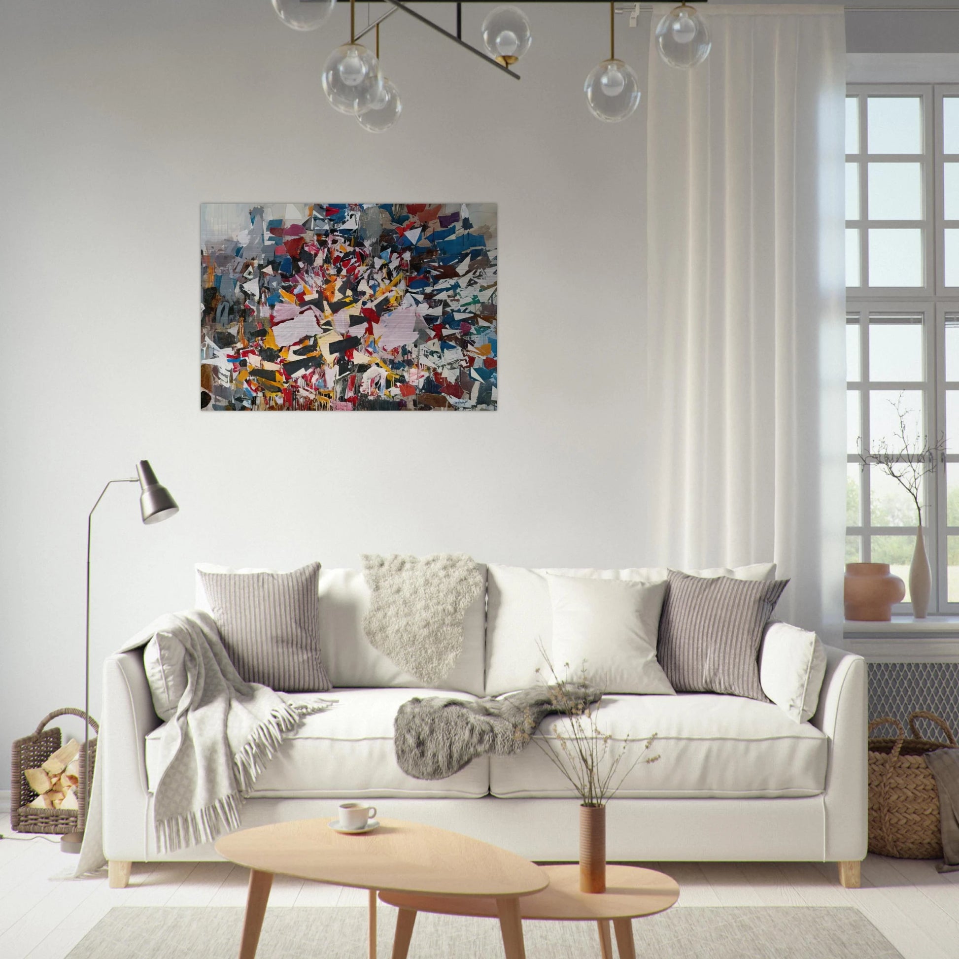 Upward Direction - 1988 - Robert Goodnough Brushed Aluminum Print - 70x100 cm / 28x40 inches | Robert Goodnough Aluminum Print | Robert Goodnough Prints
