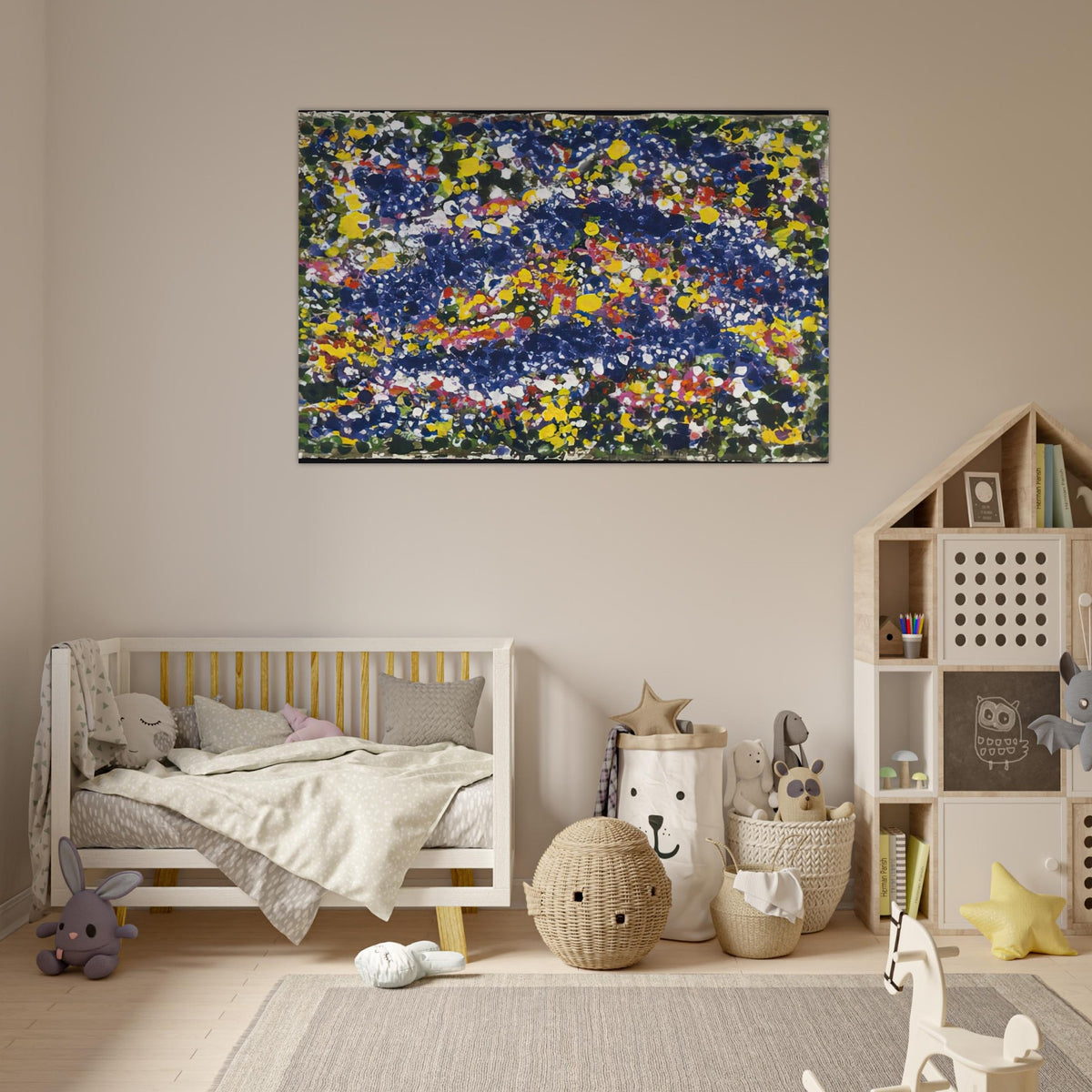 Bird in the Spring - 1992 - Richard Pousette-Dart Art Prints - 100x150 cm / 40x60″ inches | Richard Pousette-Dart Poster | Richard Pousette-Dart Prints