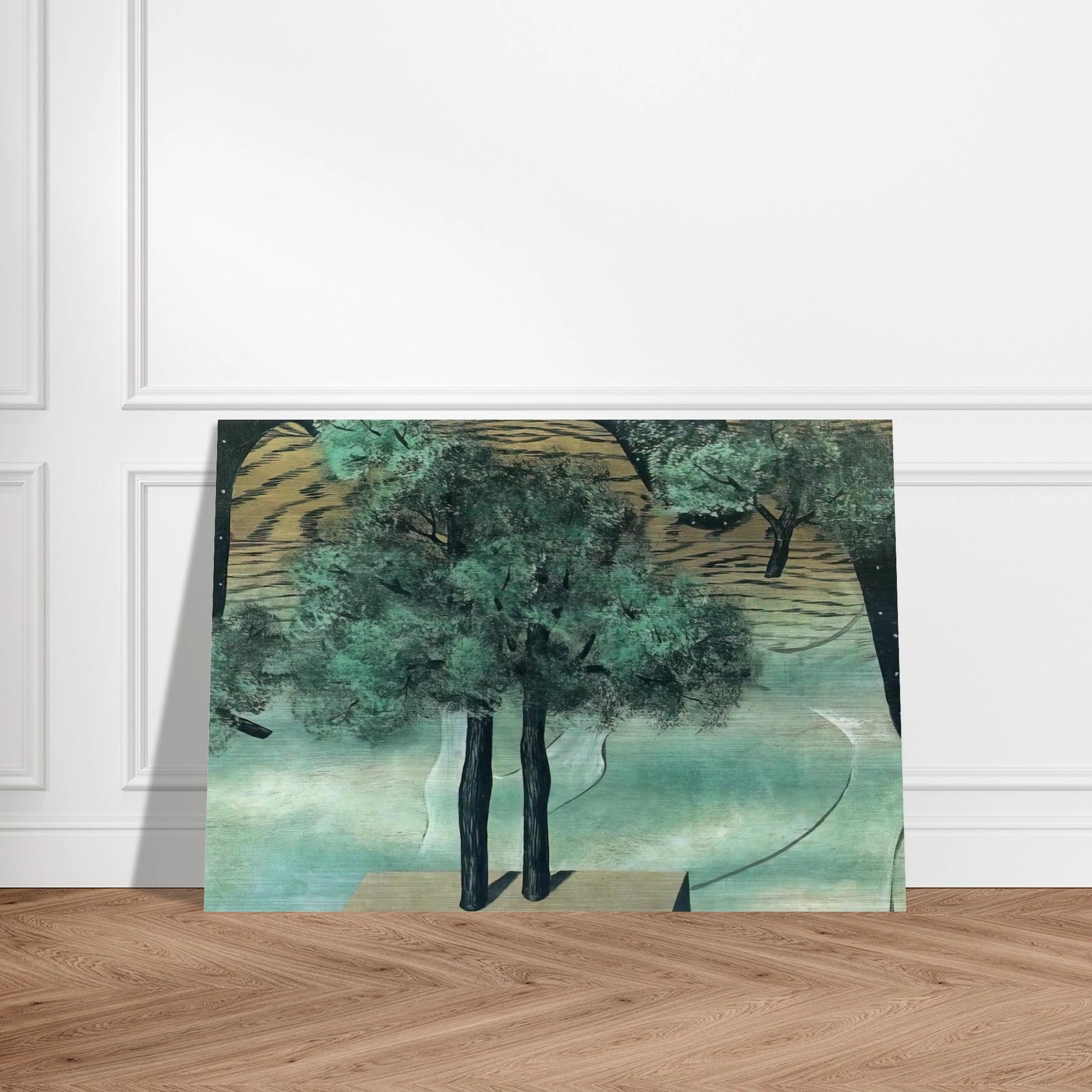 THE CULTIVATION OF IDEAS 1927 - Rene Magritte Brushed Aluminum Print - 70x100 cm / 28x40 inches | Rene Magritte Aluminum Print | Rene Magritte Prints