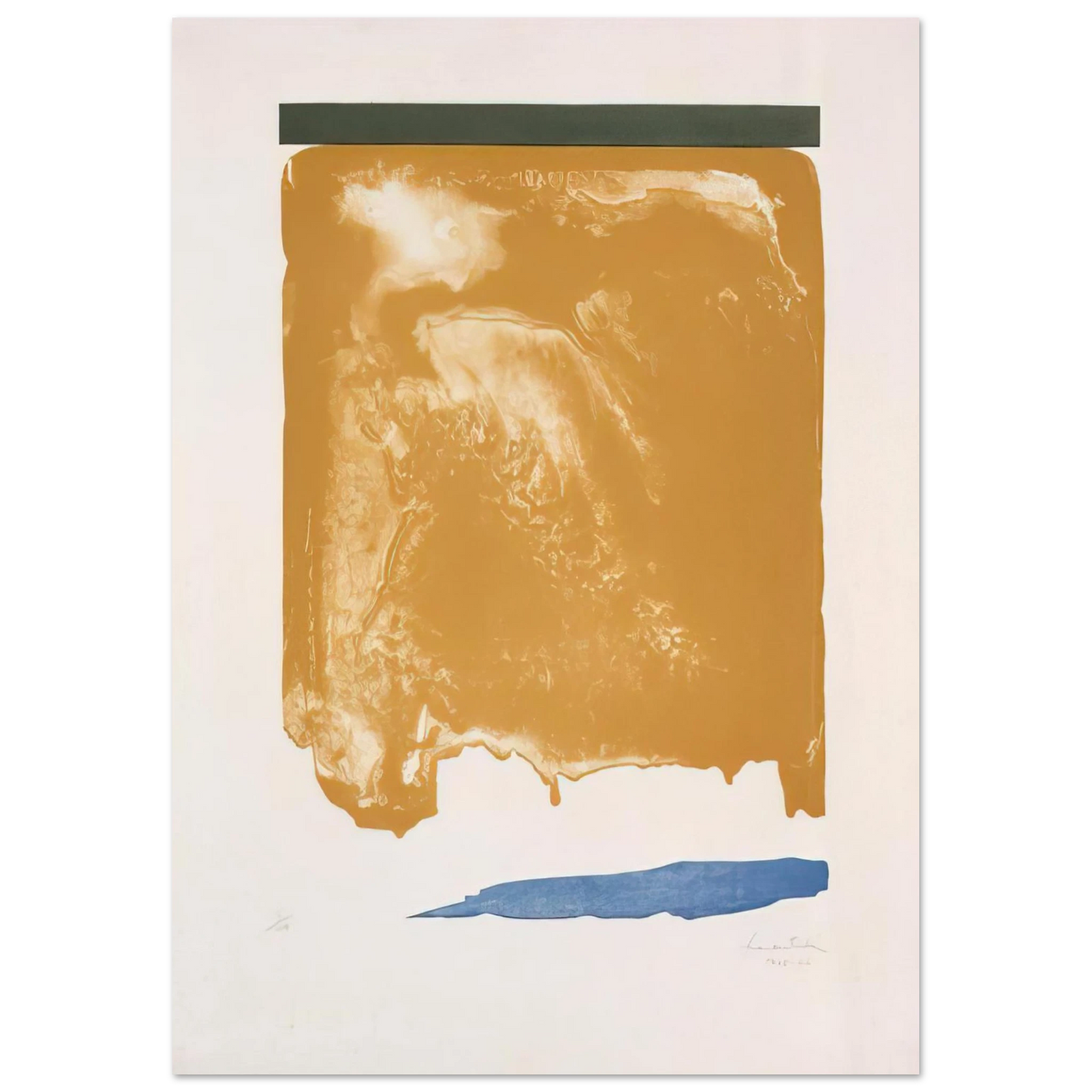 Helen Frankenthaler - Persian Garden - 1966 Wall art - 45x60 cm / 18x24 inches - Fine Art Poster-canvas - -