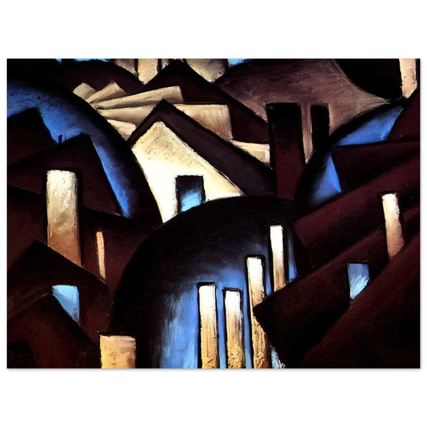 Arthur Dove - Nature Symbolized or Reefs - 1924  75x100 cm / 30x40inches Fine Art Poster