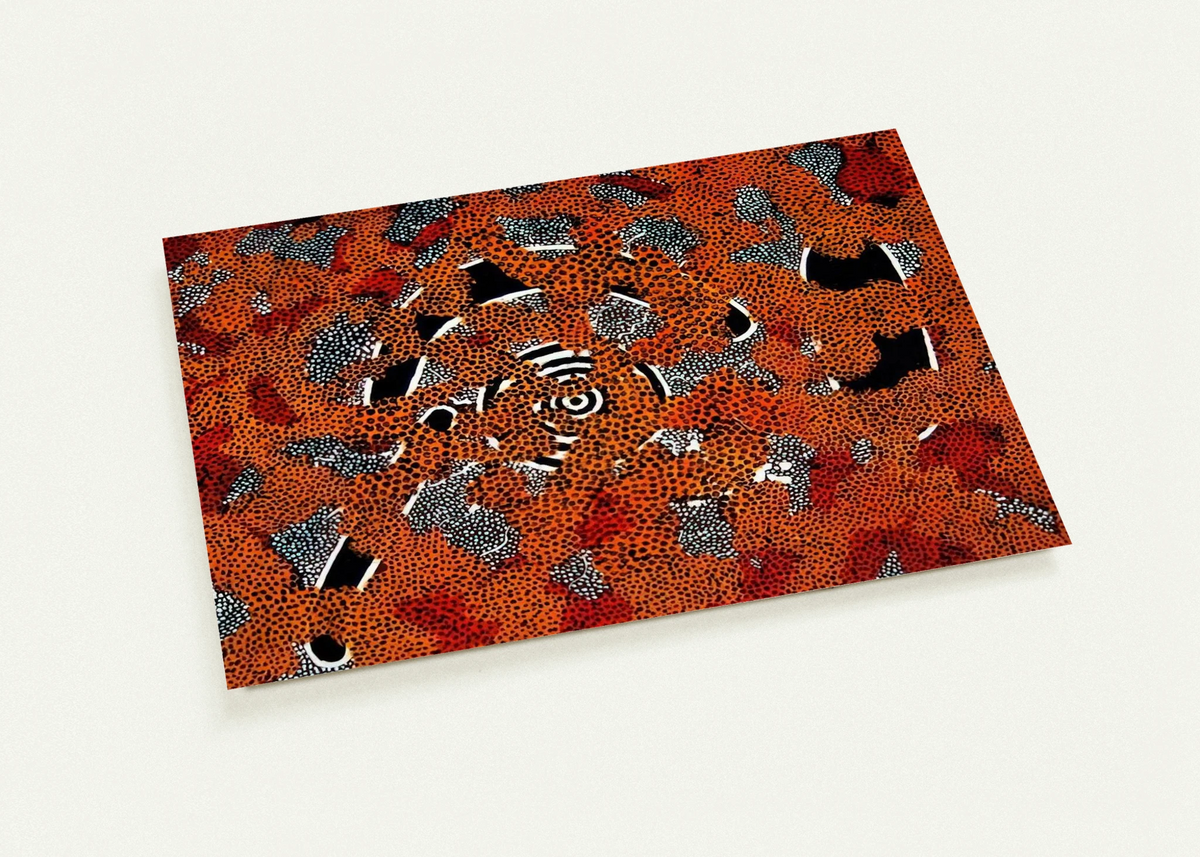 Love Sun Dreaming - 1972 By Clifford Possum Tjapaltjarri Pack of 10 Post Cards | Clifford Possum Tjapaltjarri Post Cards | A6 (10.5 x 14.8 cm) - 4.1 x 5.8 inches