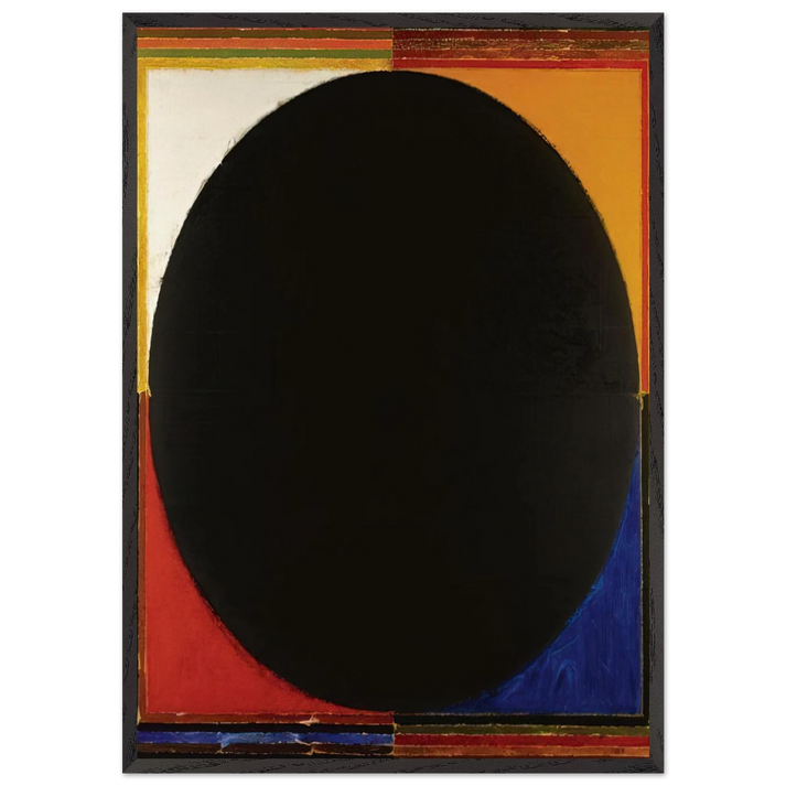 Bindu - 1985 - S H Raza 70x100 cm / 28x40 inches Framed Art Print – Black Wooden Frame