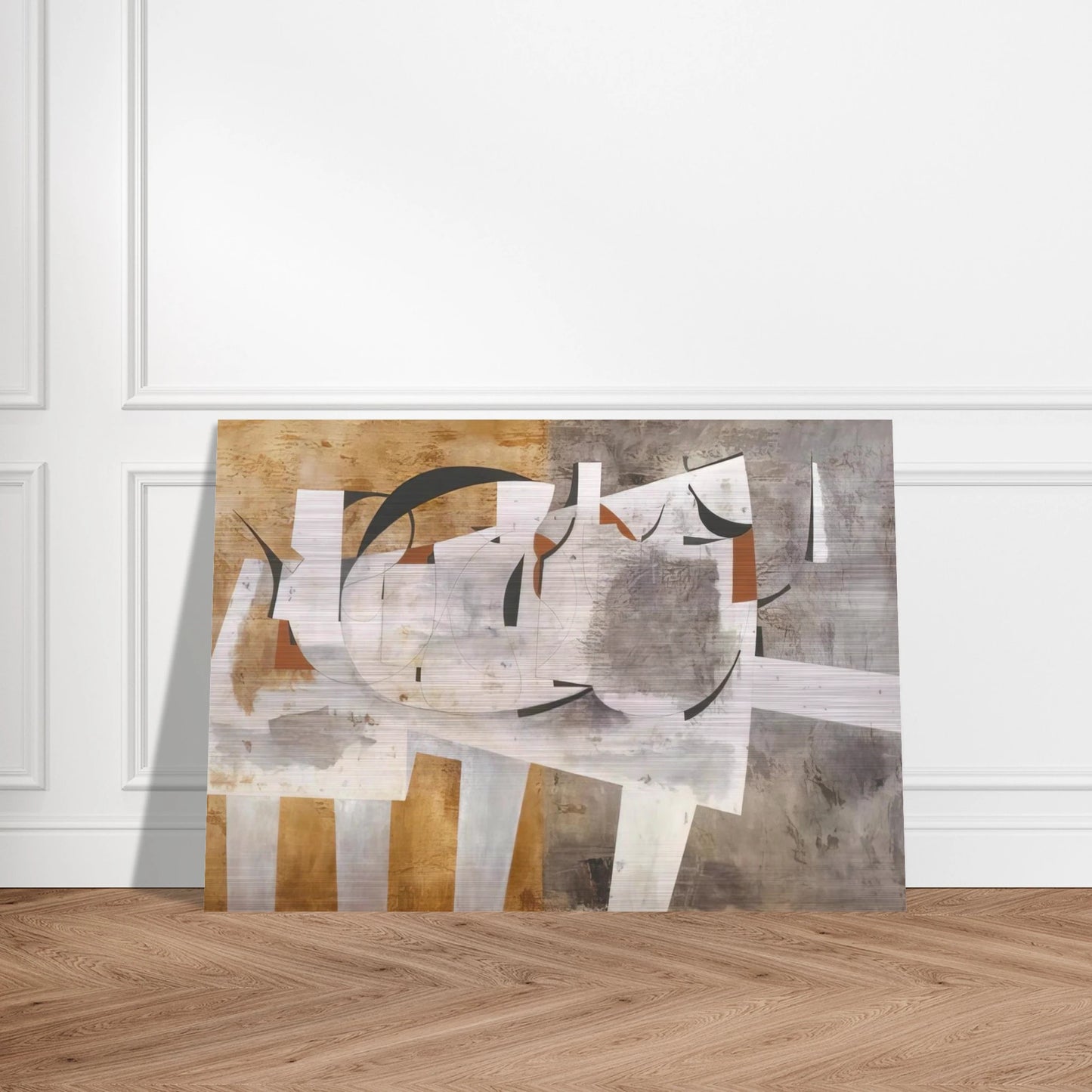 August 1956 Val d'Orcia - 1956 - Ben Nicholson Brushed Aluminum Print - 70x100 cm / 28x40 inches | Ben Nicholson Aluminum Print | Ben Nicholson Prints