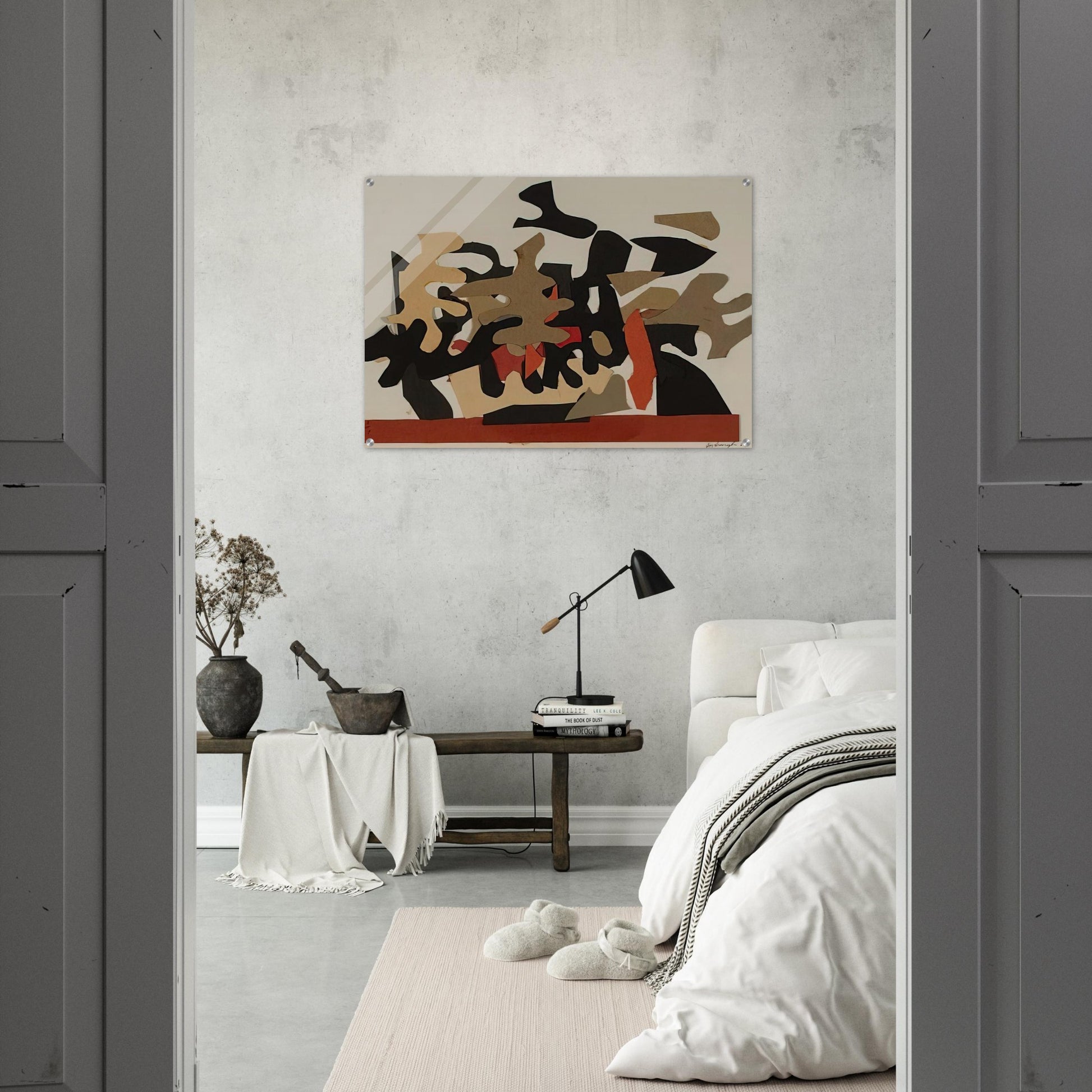 Red Boat - 1964 - Robert Goodnough Acrylic Print - 70x100 cm / 28x40″ inches