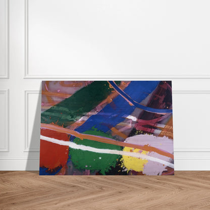 Festival - 1983 - Albert Irvin Brushed Aluminum Print - 70x100 cm / 28x40 inches | Albert Irvin Aluminum Print | Albert Irvin Prints