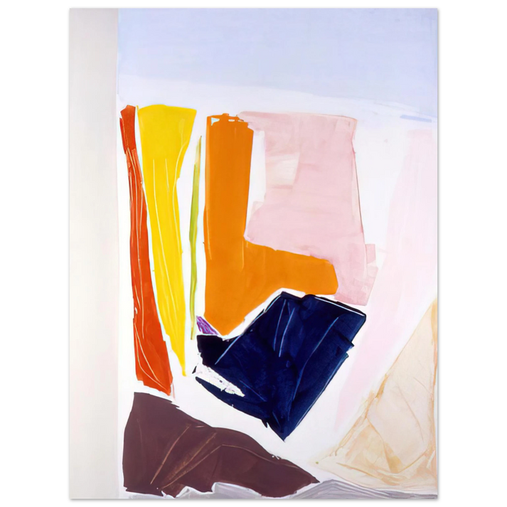 Ronnie Landfield - Catalan Via Paris - 1984  75x100 cm / 30x40inches Fine Art Poster