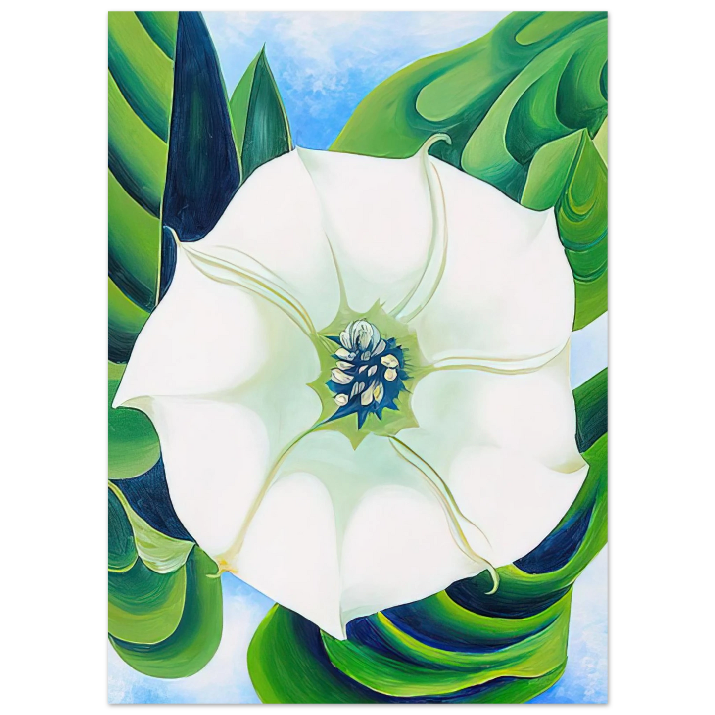 Georgia O'Keeffe - Jimson Weed Fine Art Poster