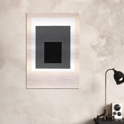 STUDY FOR A HOMAGE TO THE SQUARE 1949 - Josef Albers Brushed Aluminum Print - 70x100 cm / 28x40 inches | Josef Albers Aluminum Print | Josef Albers Prints